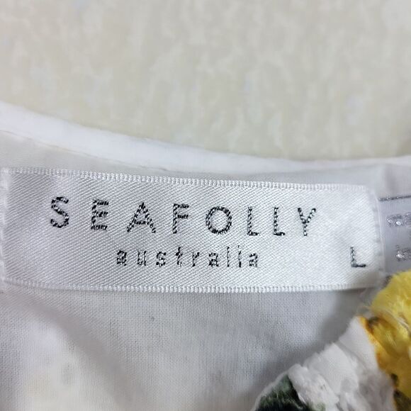 Lemoncello Tiered Dress. Size L - Picture 6 of 12